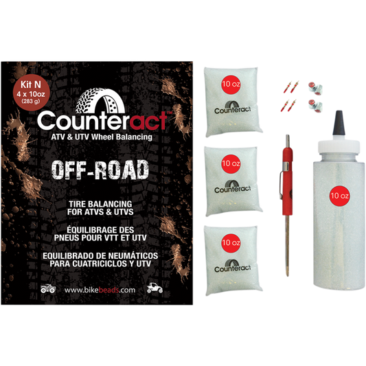 COUNTERACT 4) 10oz C-ACT BALANCE BEADS - ATV/UTV DIY KIT N (CASE = 14)