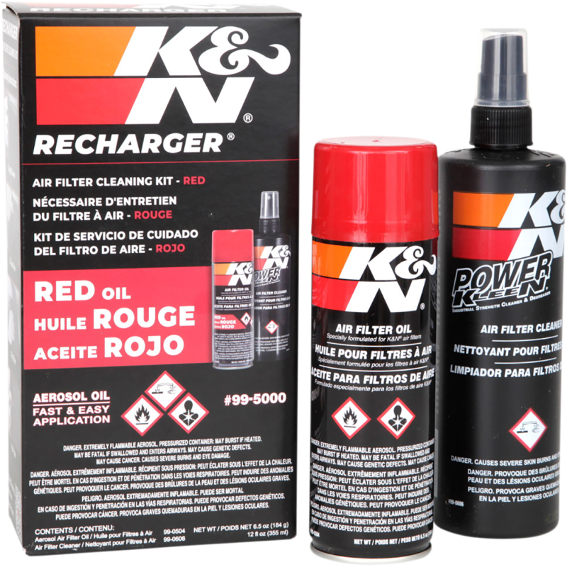 K & N AEROSOL RECHARGER FILTER CARE KIT K&N