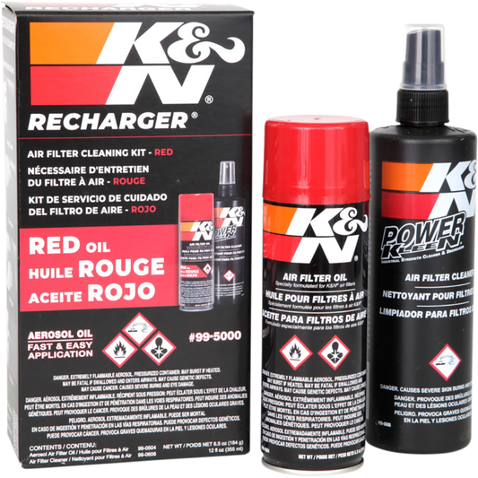 K & N AEROSOL RECHARGER FILTER CARE KIT K&N