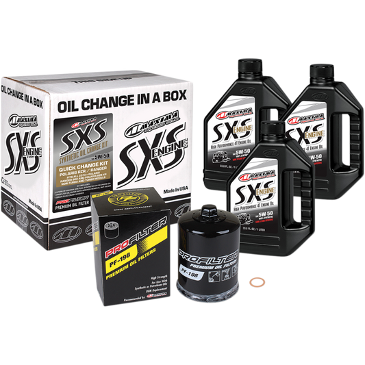 MAXIMA RACING OIL MAXIMA SXS KIT FULL SYNTHETIC 5W50