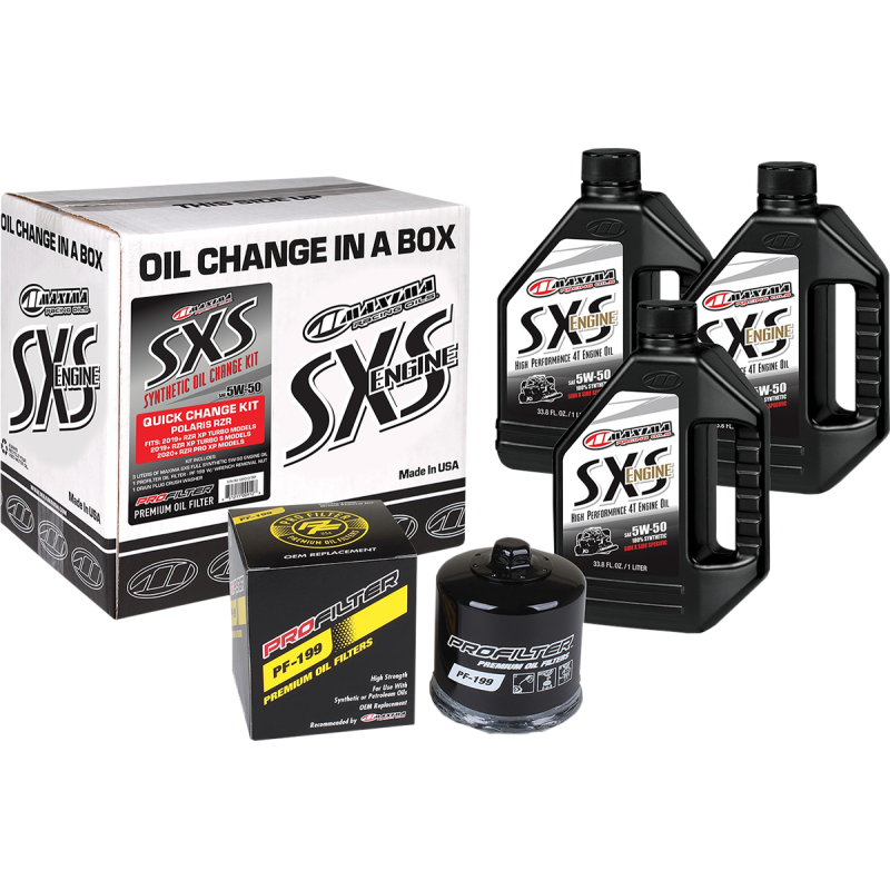 MAXIMA RACING OIL MAXIMA SXS OIL CHANGE KIT 5W50