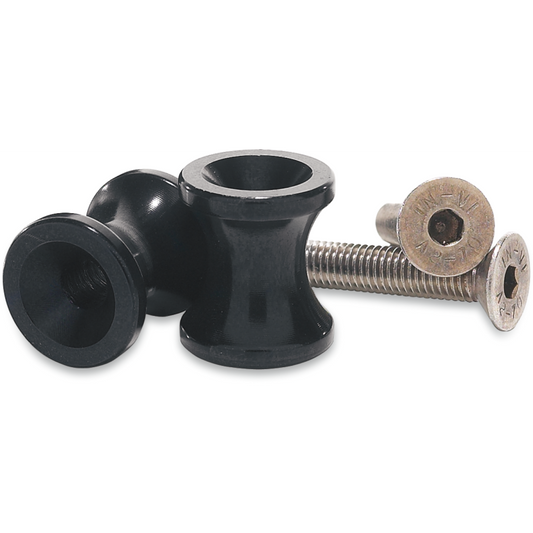 VORTEX SWINGARM SPOOLS BLACK 10MM