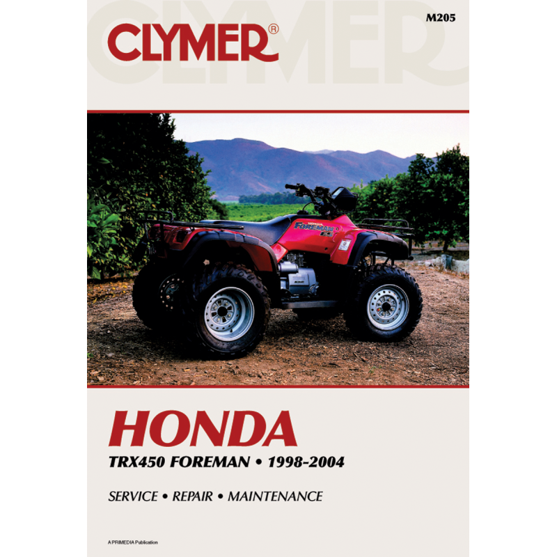 CLYMER 98-04 HONDA TRX450 FOREMAN MANUAL