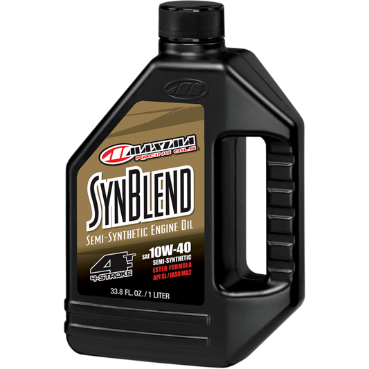 MAXIMA RACING OIL (CS/12) SYN BLEND 10W40 1 LITRE