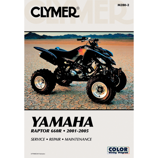 CLYMER 01-05 YAMAHA RAPTOR 660R MANUAL