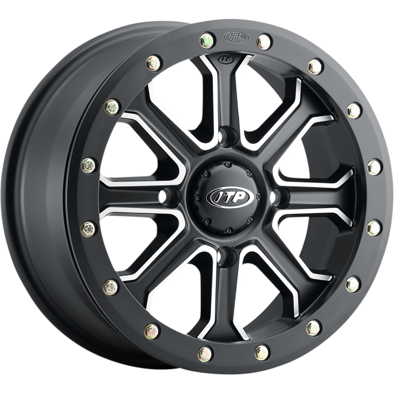 ITP INERTIA BEADLOCK 14X7 4/137 5+2 (+40mm) MATTE BLK MACHINED