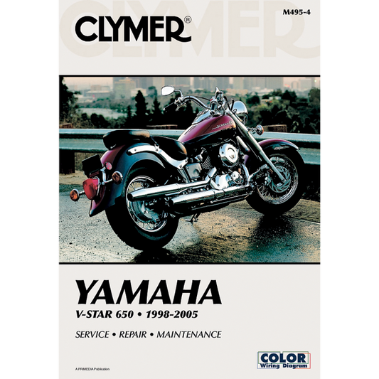 CLYMER 98-11 YAMAHA V-STAR 650 MANUAL