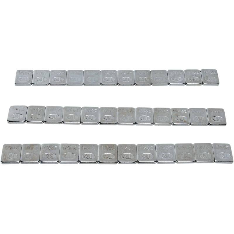 K&L SUPPLY SILVER STICK-ON WHEEL WEIGHTS 360PK