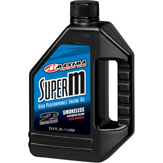 MAXIMA RACING OIL SUPER-M RACING 2-CYCLE OIL- 1 LITER