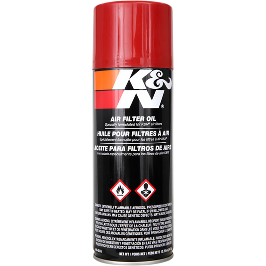 K & N 12 OZ AEROSOL FILTERCHARGER OIL K&N