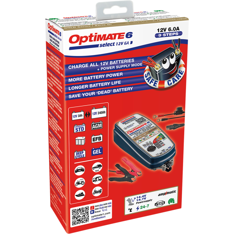 TECMATE OPTIMATE 6 SELECT 12V 6A