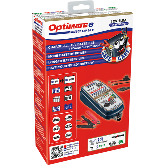 TECMATE OPTIMATE 6 SELECT 12V 6A