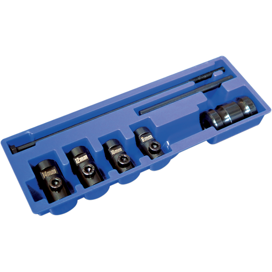 MOTION PRO DOWEL PIN PULLER SET WITH 8mm, 10mm, 12mm, 14mm COLLETS TOOL