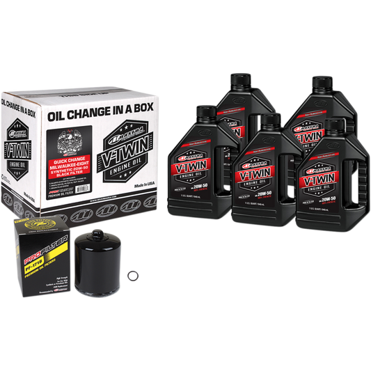 MAXIMA RACING OIL KIT OIL CHANGE QK SYN MIL 8 BLK