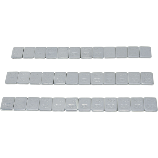 K&L SUPPLY SILVER STICK ON WHEEL WEIGHTS 36PK