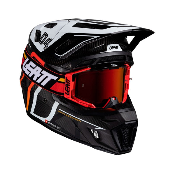 LEATT MOTO 9.5 V25 CARBON KIT W/GOGGLES