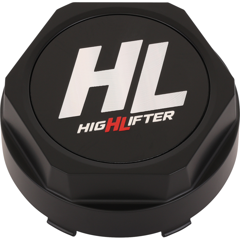 HIGHLIFTER HL CENTER CAP 4/137-4/156 (SNAP IN) MATTE BLACK W1