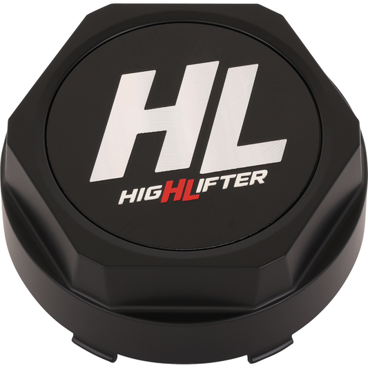 HIGHLIFTER HL CENTER CAP 4/137-4/156 (SNAP IN) MATTE BLACK W1