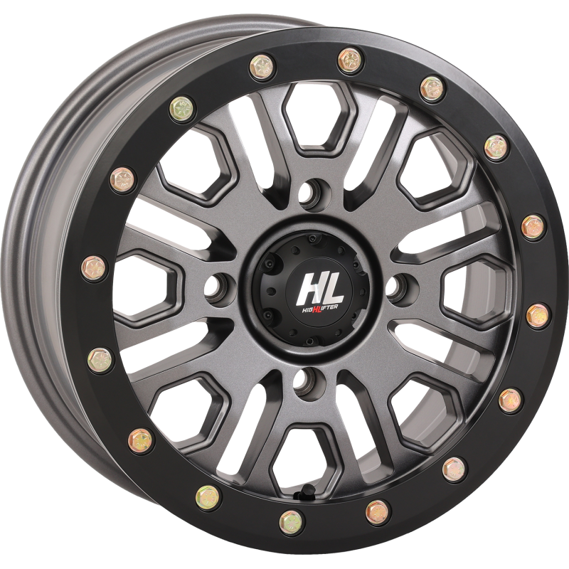 HIGHLIFTER HL23 ALLOY 15X7 4/156 5+2 (+38mm) BEADLOCK GUN METAL GREY W1