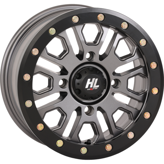 HIGHLIFTER HL23 ALLOY 15X7 4/156 5+2 (+38mm) BEADLOCK GUN METAL GREY W1